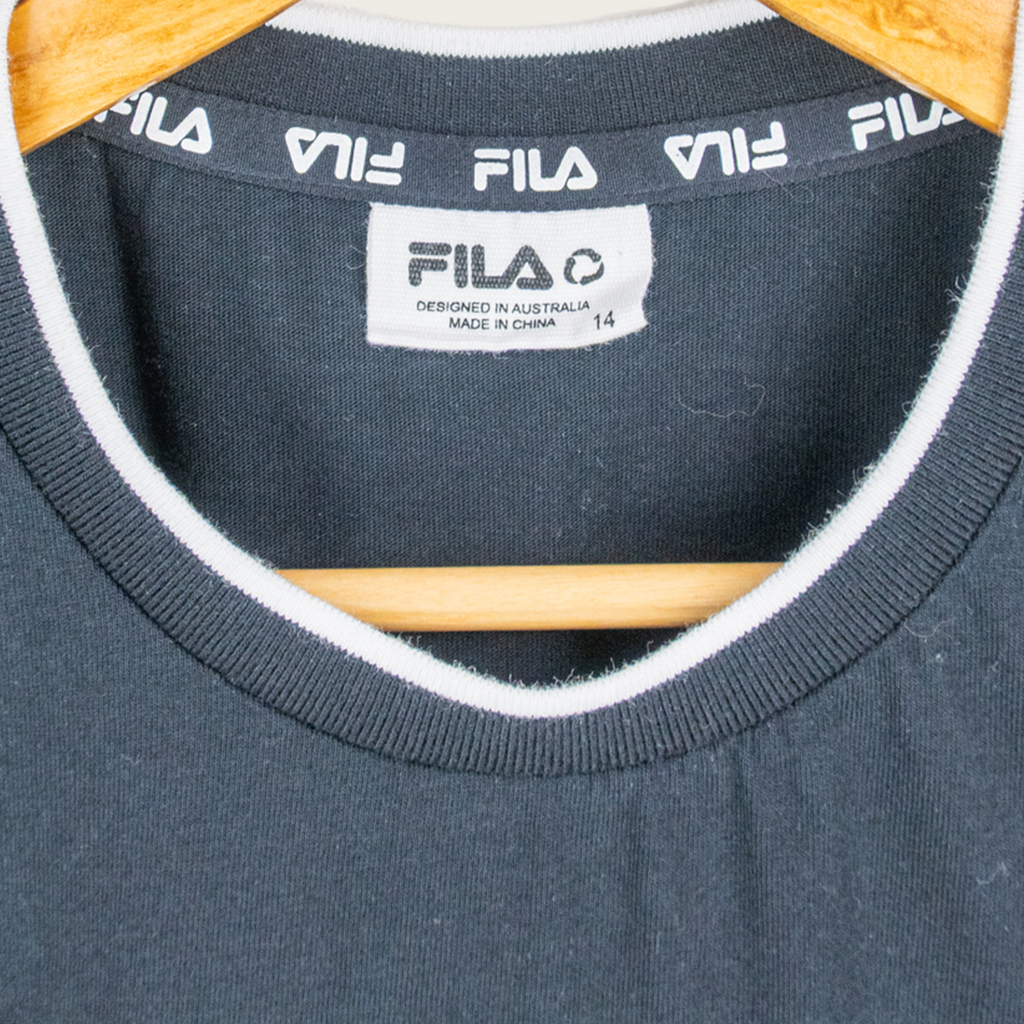 Fila Tank Top - Sport Logo Print - Size 14