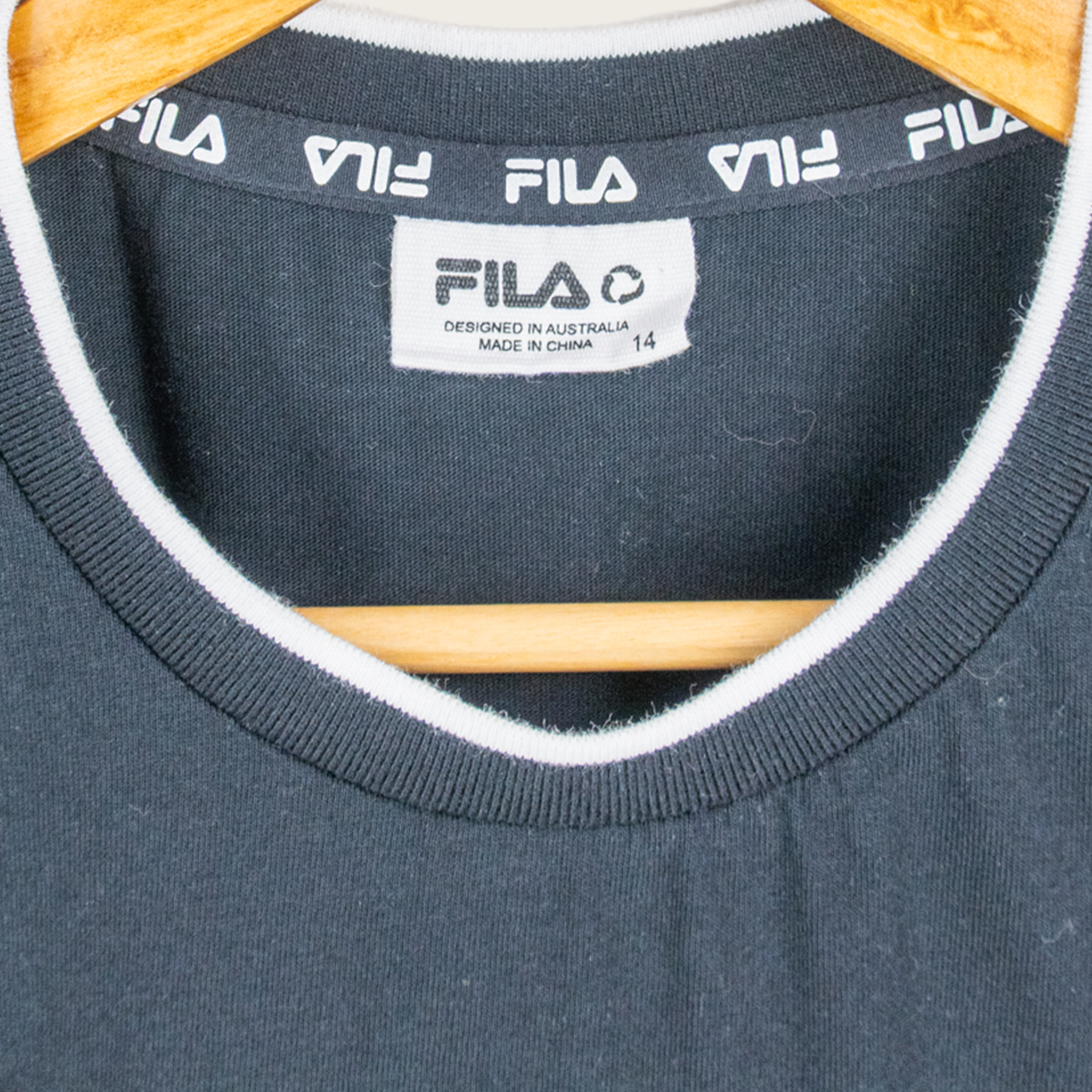 Fila Tank Top - Sport Logo Print - Size 14