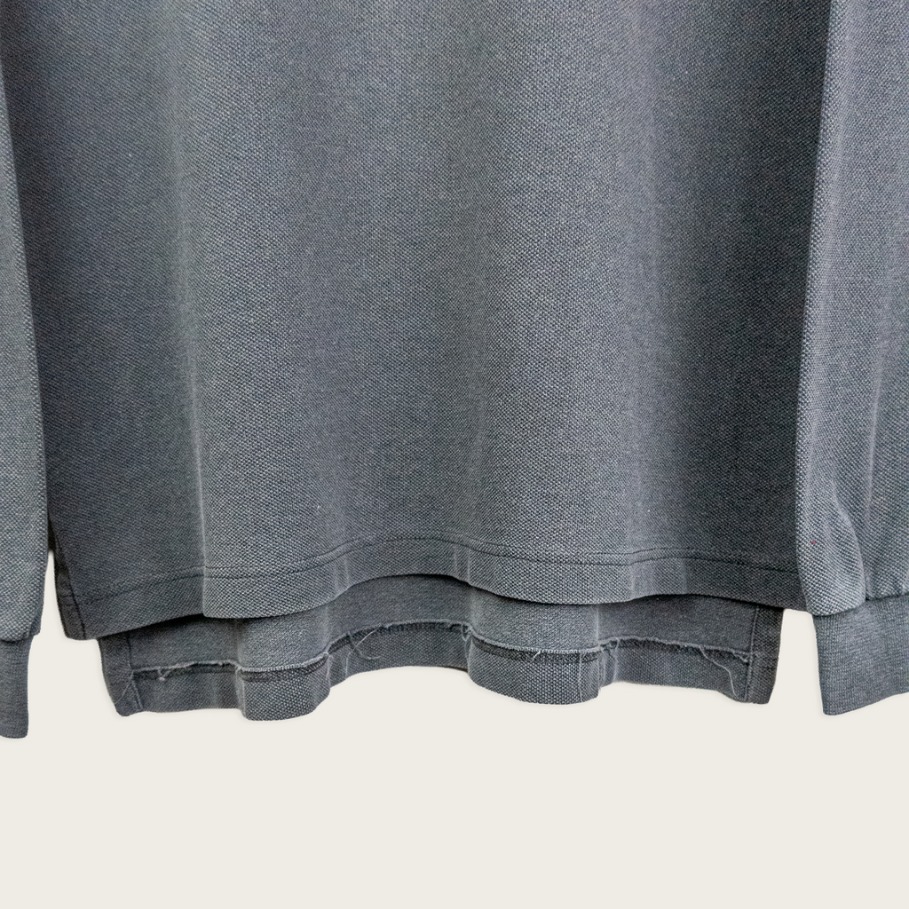 90's Gant Long-Sleeve Polo Shirt - M