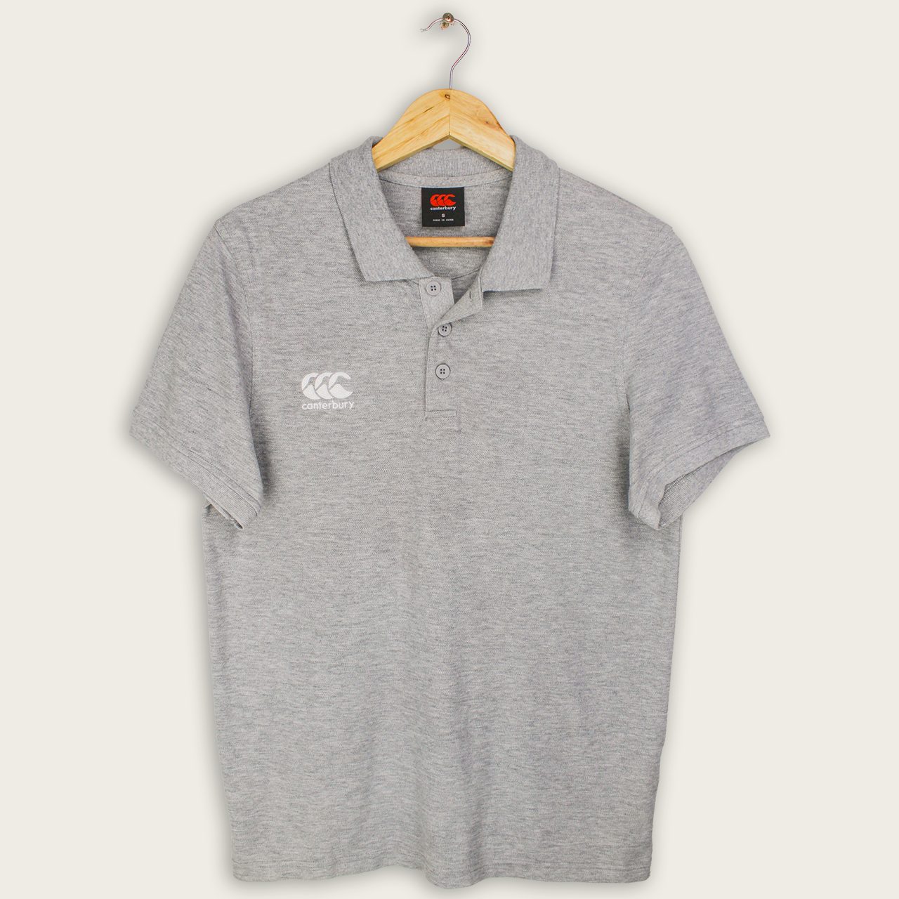 VINTAGE CANTERBURY POLO SHIRT - S