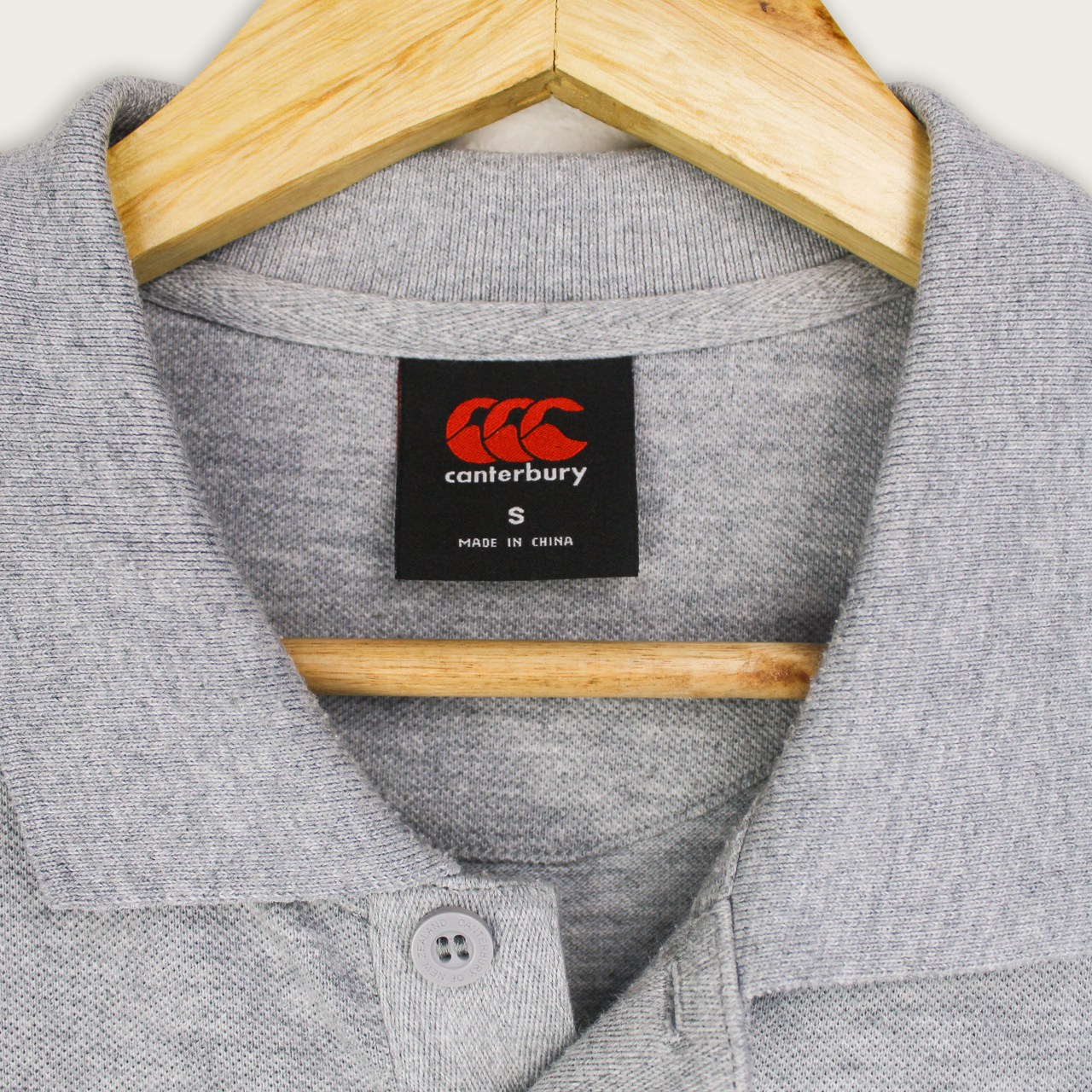 VINTAGE CANTERBURY POLO SHIRT - S