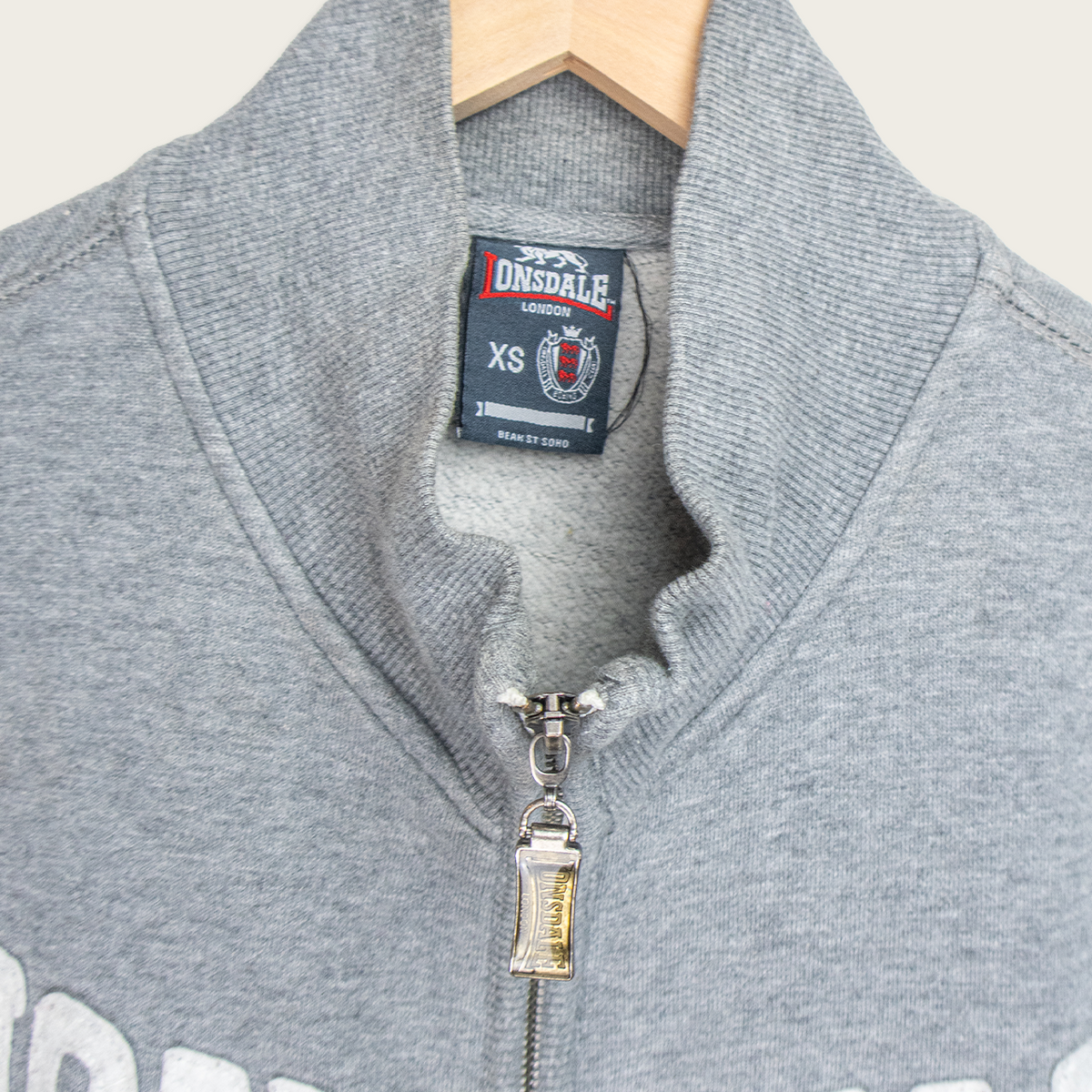 Lonsdale Full-Zip Sweatshirt - XS/S