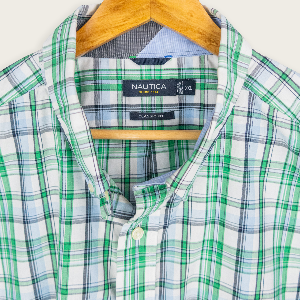 00's NAUTICA BUTTON-UP SHIRT - XXL