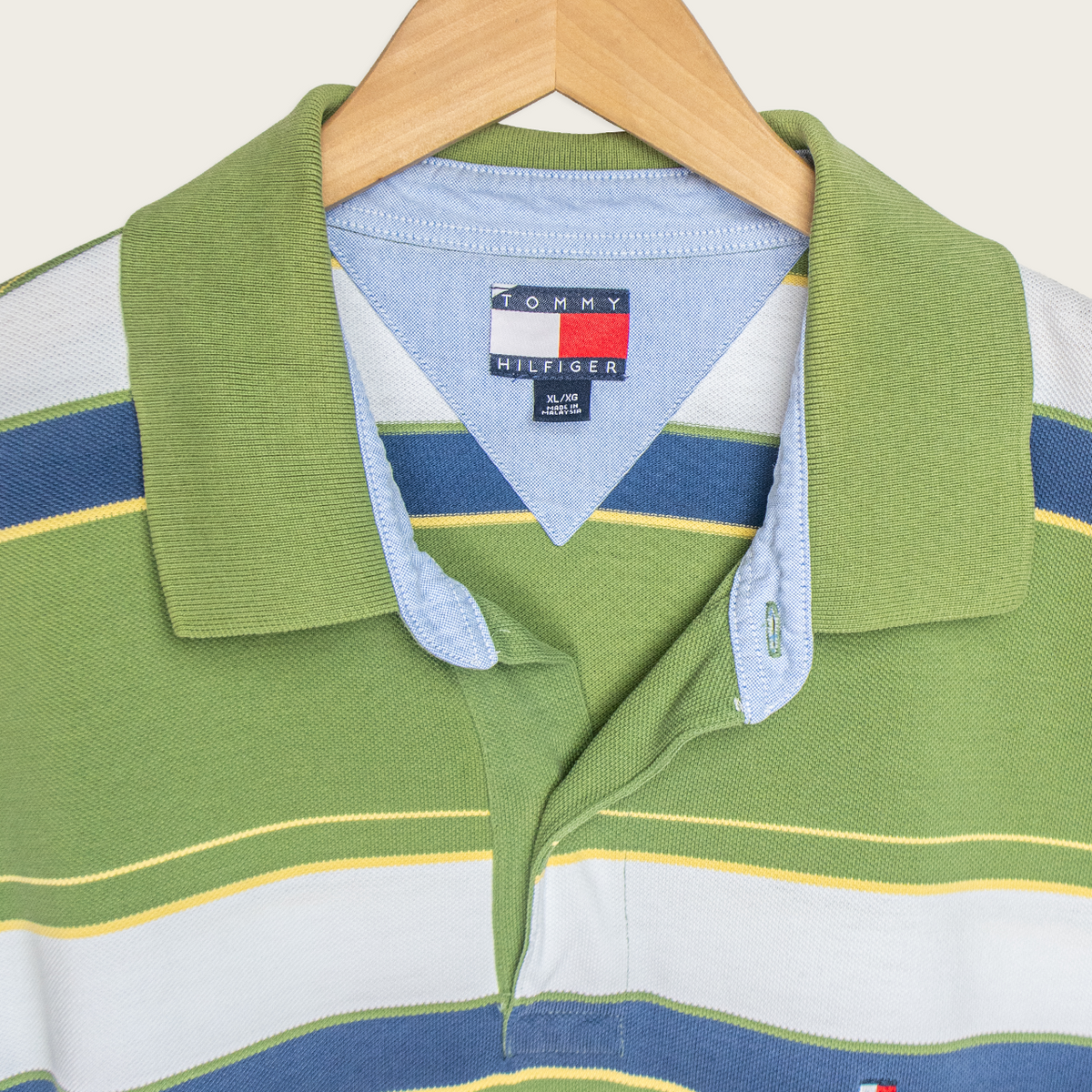 00s Tommy Hilfiger Polo Shirt - XL