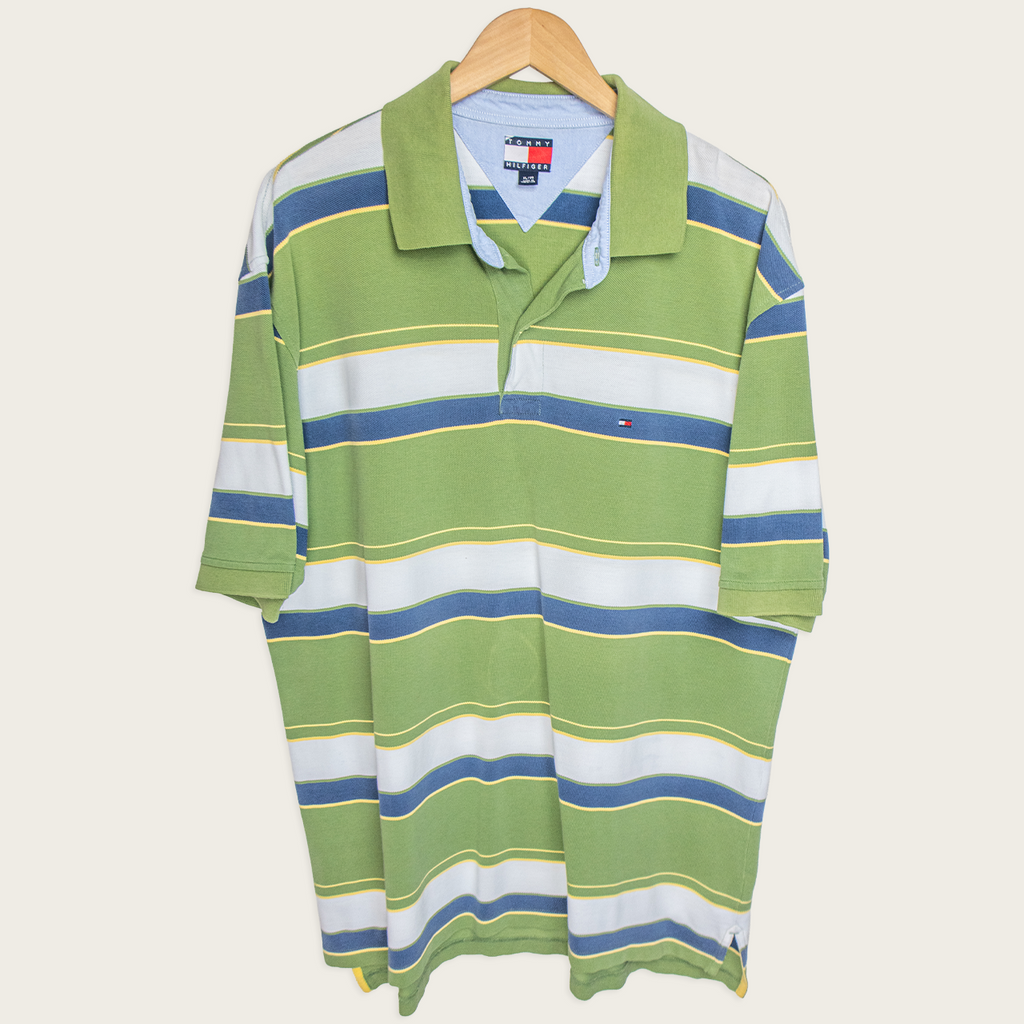 00s Tommy Hilfiger Polo Shirt - XL
