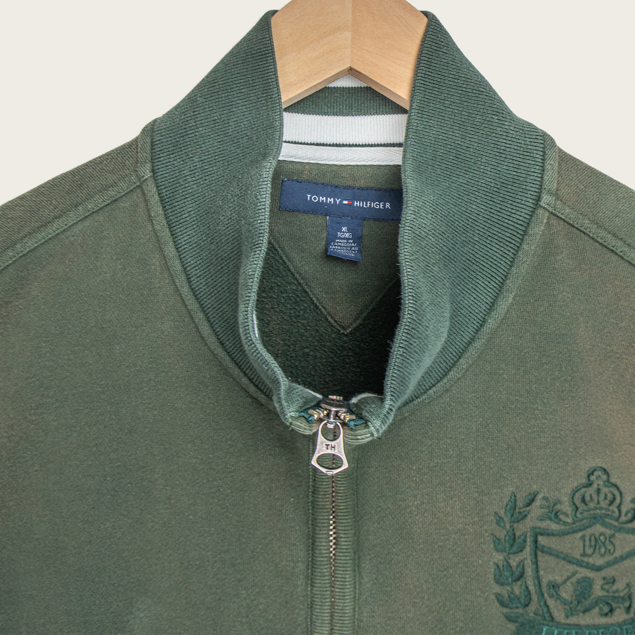 Tommy Hilfiger Full-Zip Sweatshirt - XL
