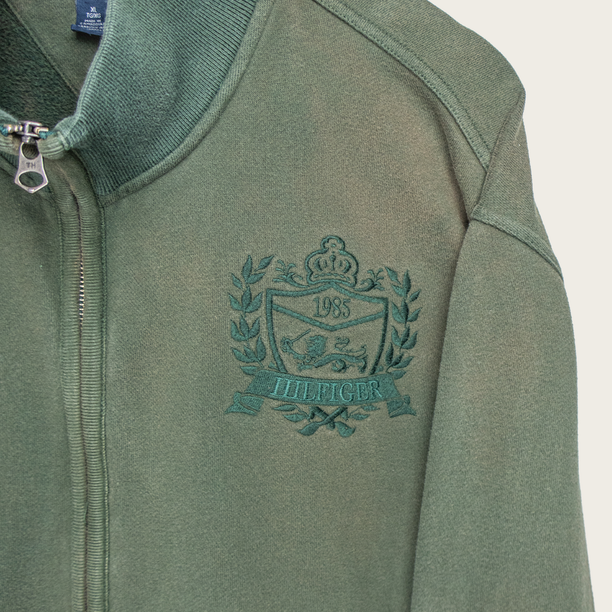 Tommy Hilfiger Full-Zip Sweatshirt - XL