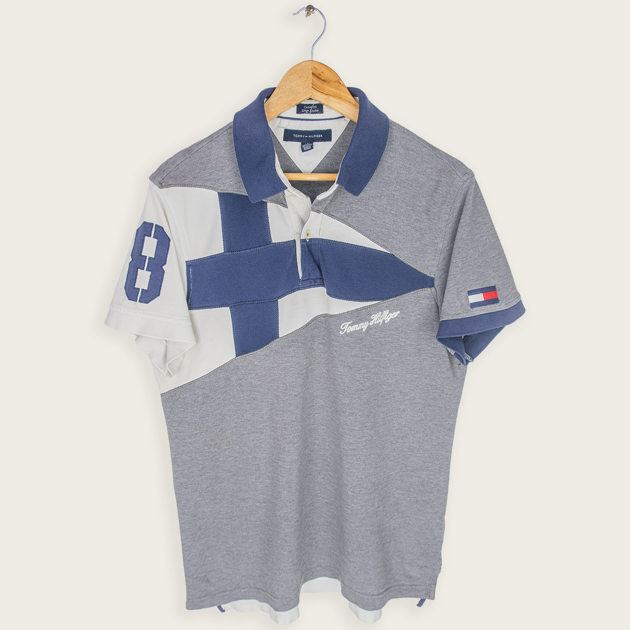 TOMMY HILFIGER POLO SHIRT - L