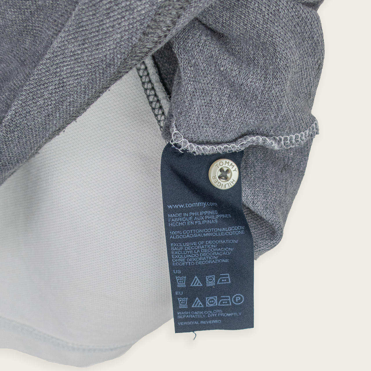 TOMMY HILFIGER POLO SHIRT - L