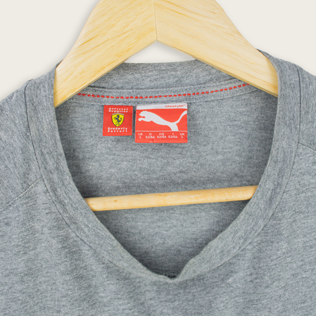 VINTAGE PUMA FERRARI T-SHIRT - L