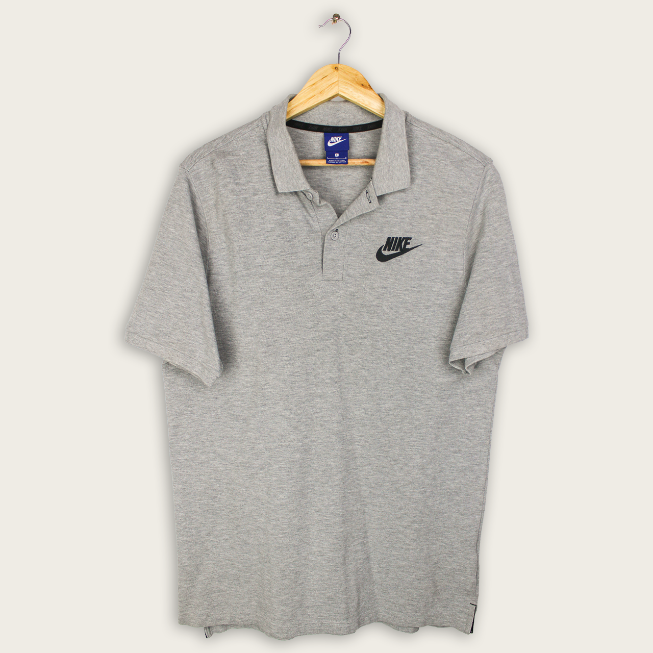 VINTAGE NIKE POLO SHIRT - L