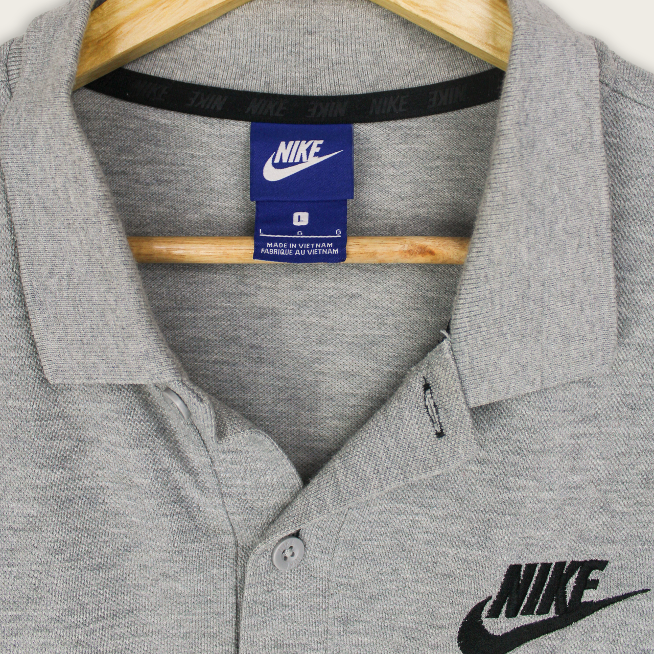 VINTAGE NIKE POLO SHIRT - L
