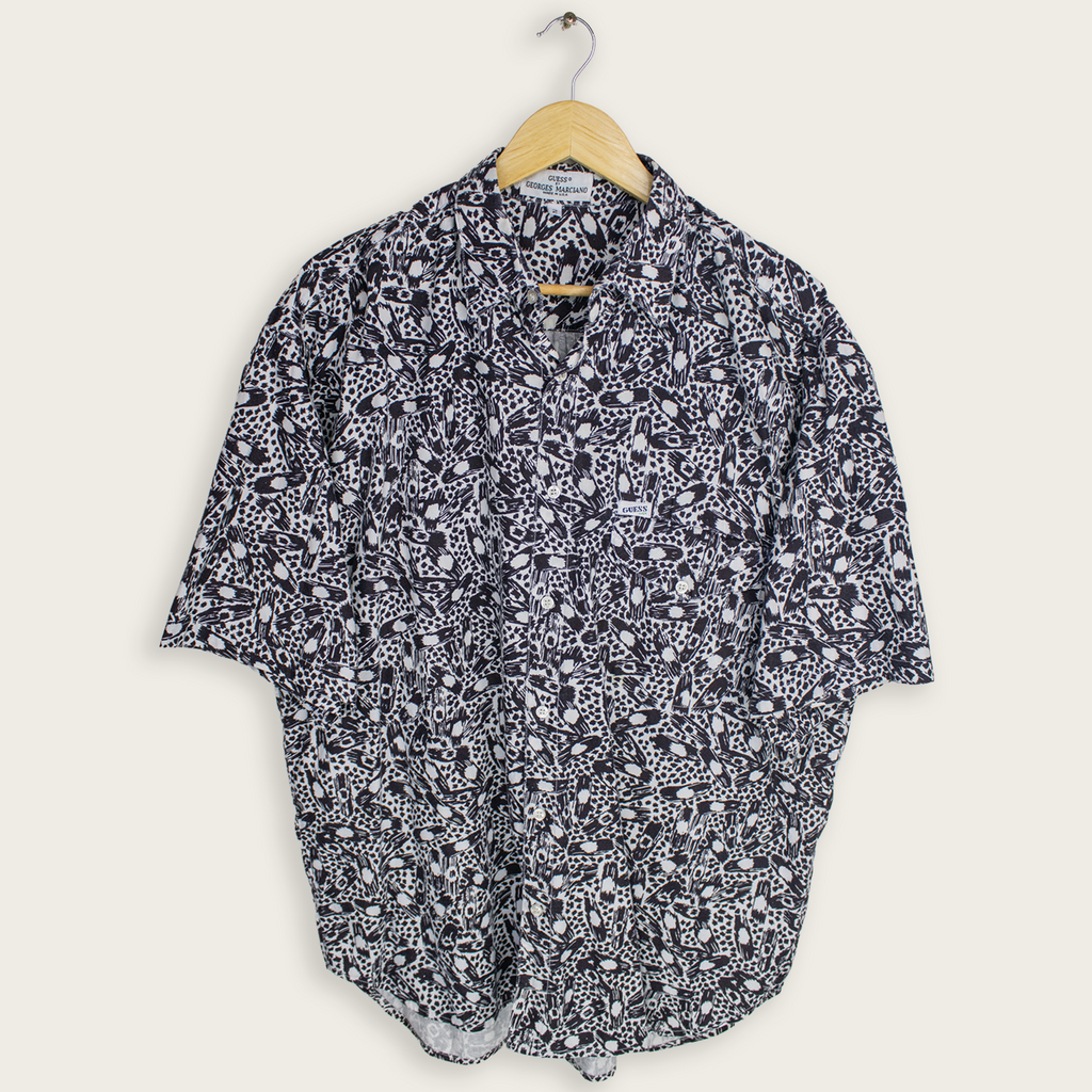 VINTAGE GUESS BUTTON-UP SHIRT - XL