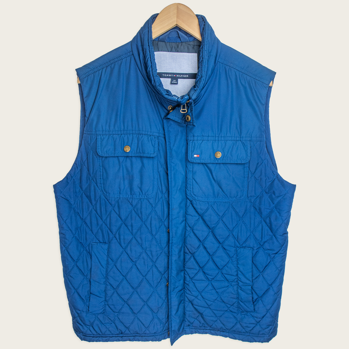 Tommy Hilfiger Quilted Puffer Vest - L