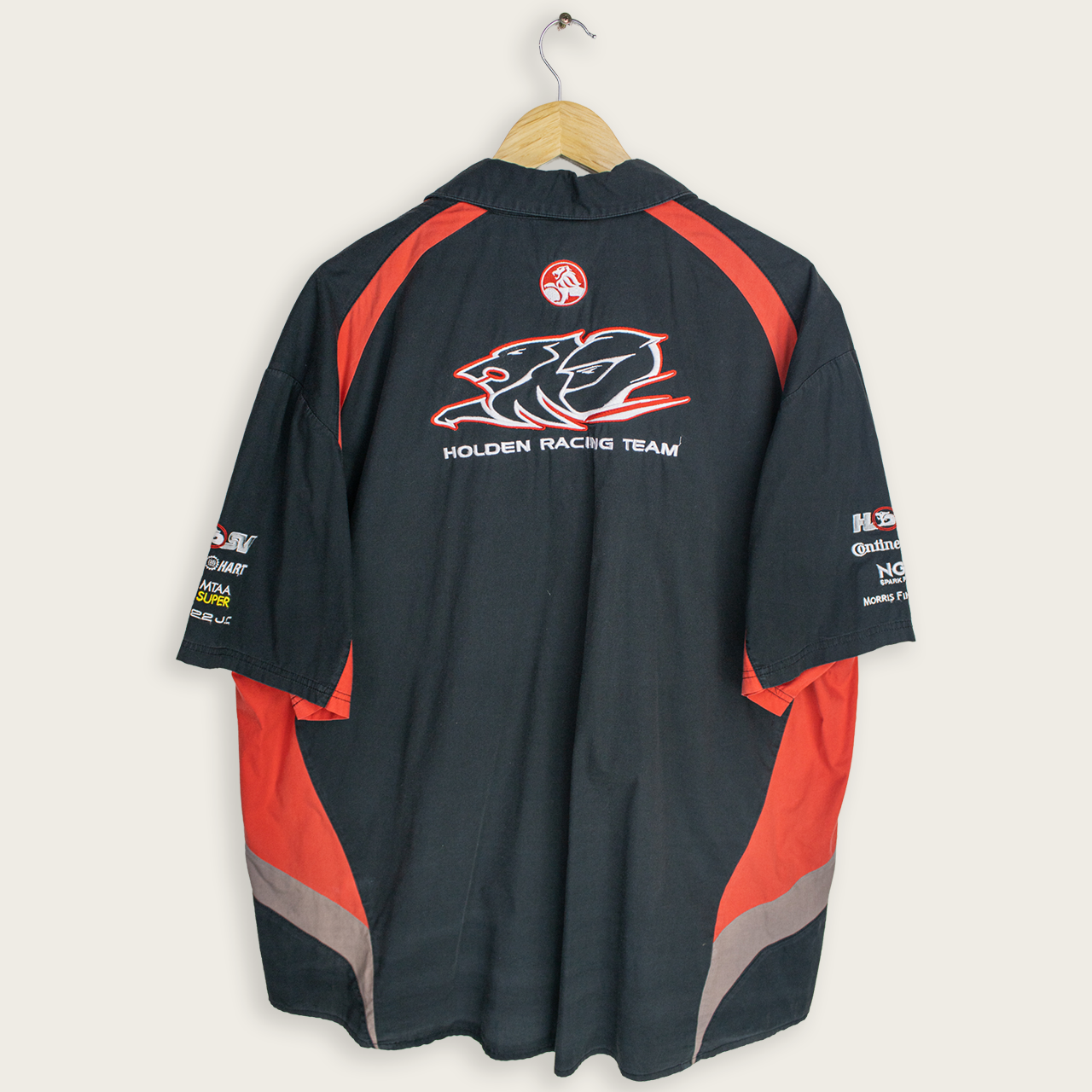 VINTAGE HOLDEN RACING TEAM BUTTON-UP SHIRT - 4XL