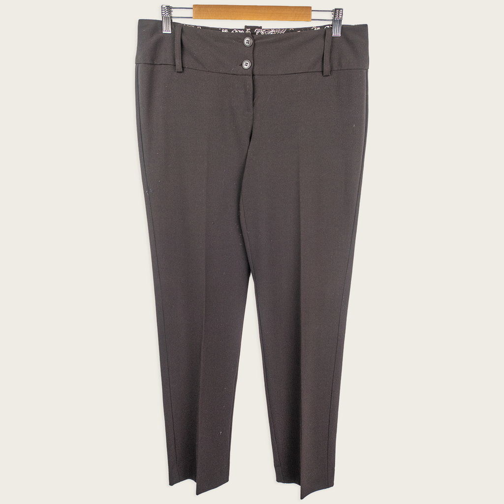 Y2K Hot Topic Tailored Pants - Brown Straight Leg - Size 12