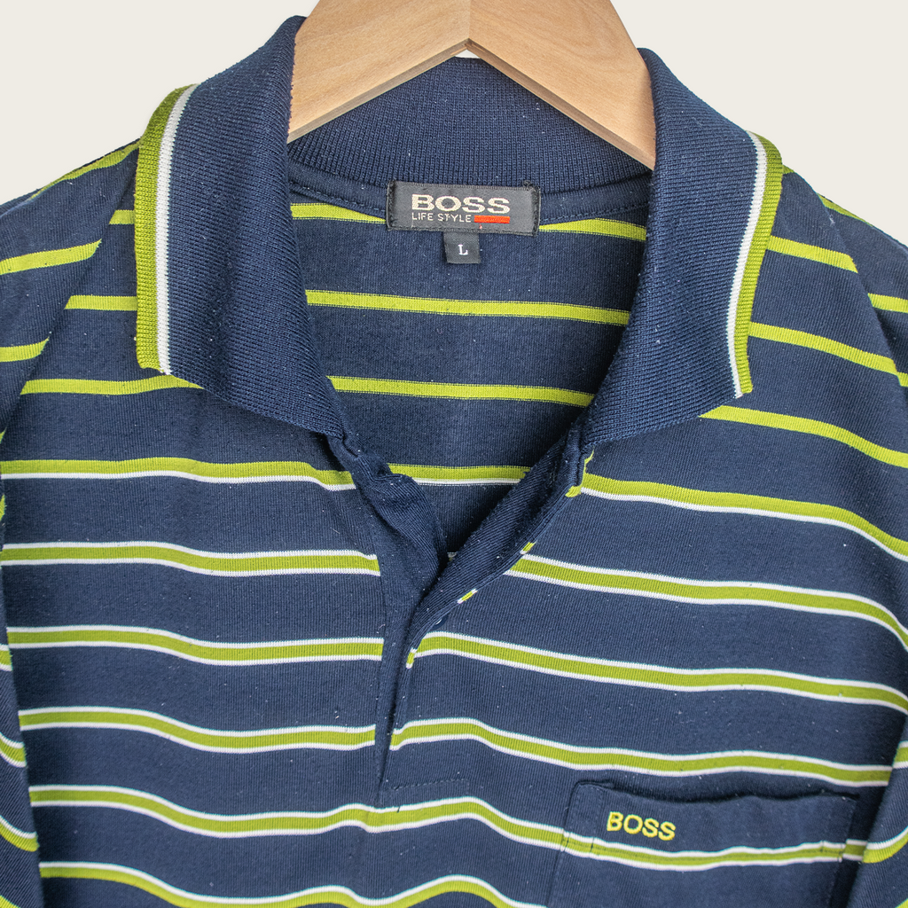00s Hugo Boss Polo Shirt - L