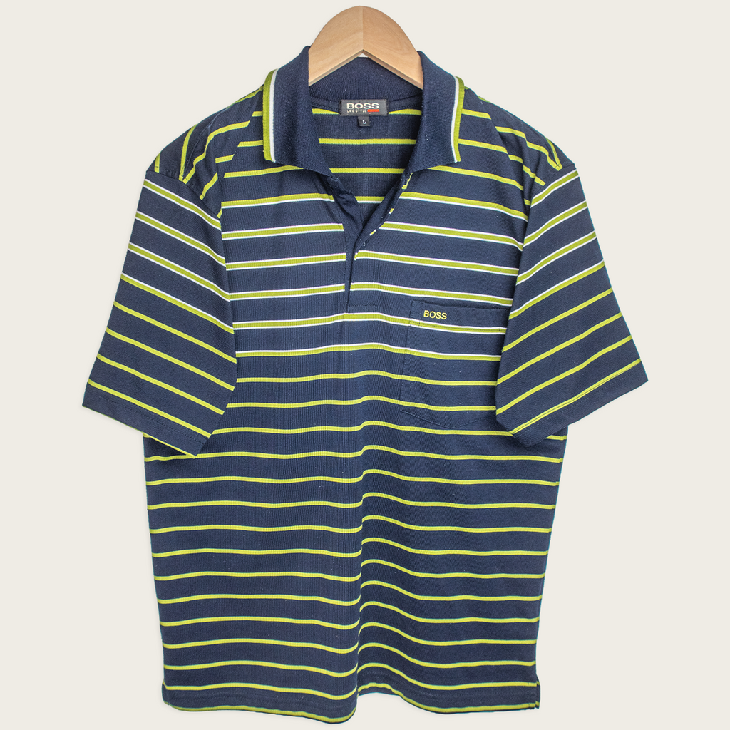 00s Hugo Boss Polo Shirt - L
