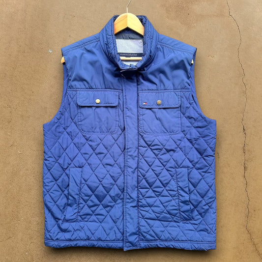 VINTAGE TOMMY HILFIGER PUFFER VEST - L