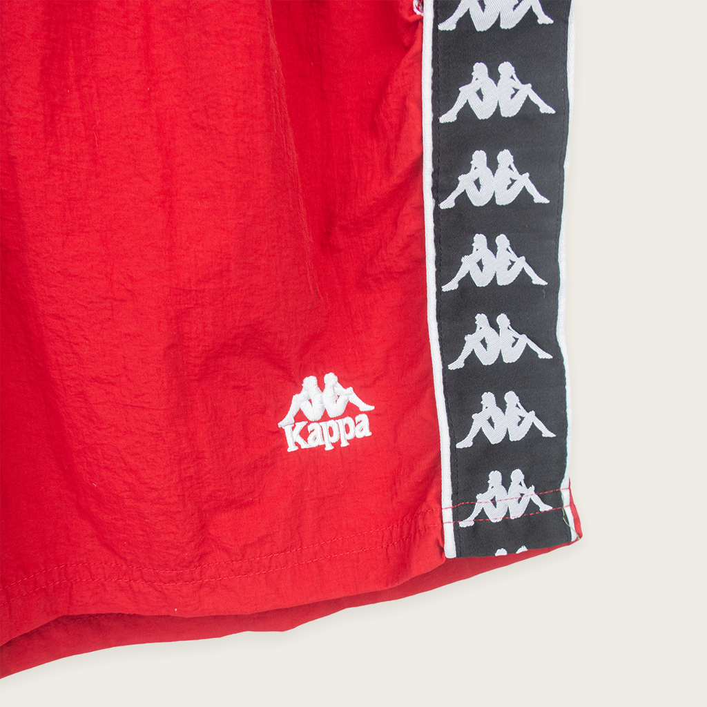 KAPPA ADJUSTABLE MESH-LINED TRACK SHORTS - XXL