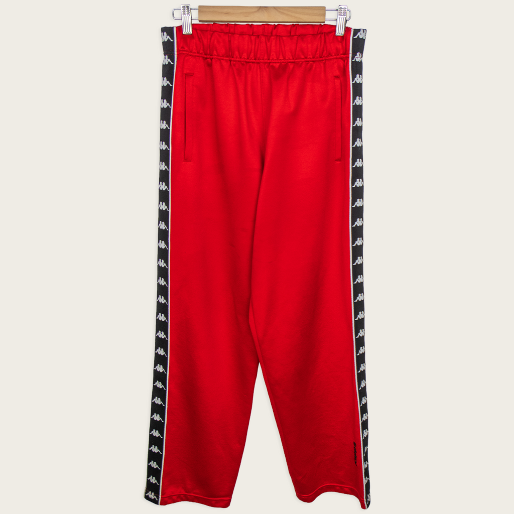90s Kappa Red Omini Tape Track Pants - M/L