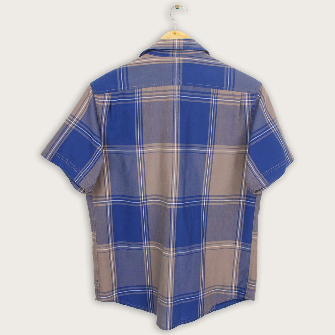 VINTAGE KATHMANDU BUTTON-UP SHIRT - S
