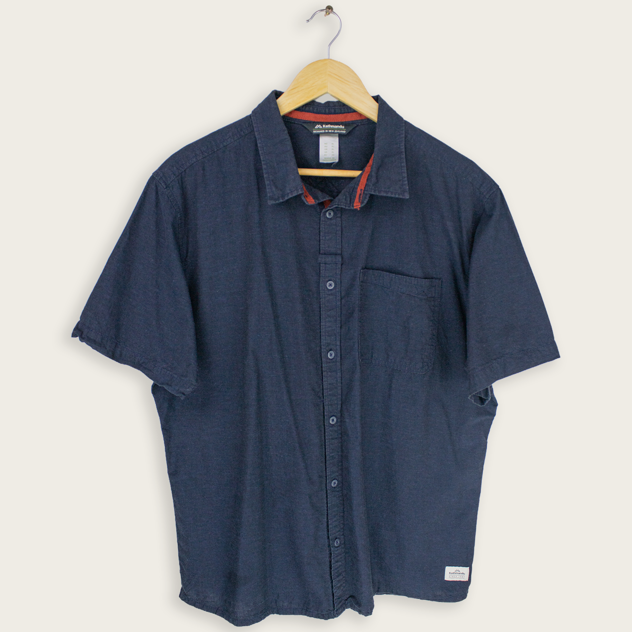 VINTAGE KATHMANDU BUTTON-UP SHIRT - XL