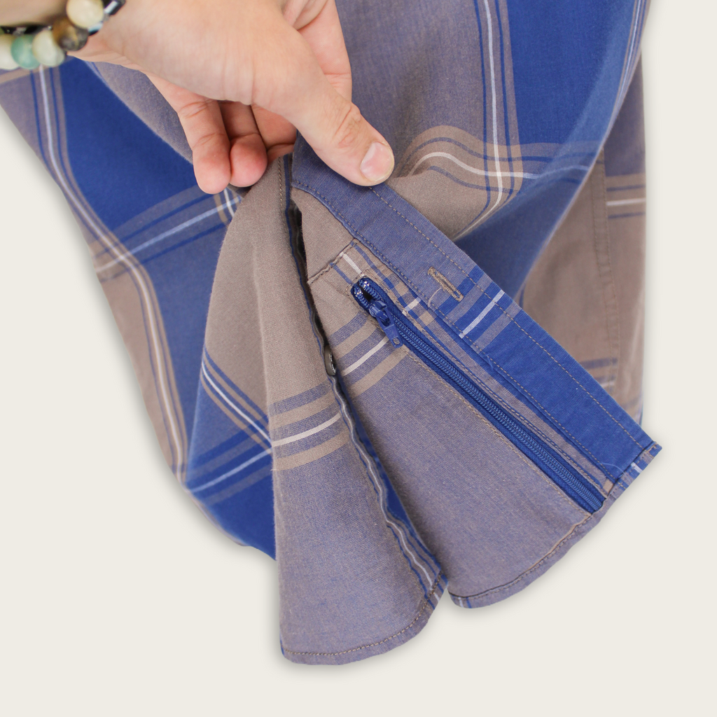 VINTAGE KATHMANDU BUTTON-UP SHIRT - S