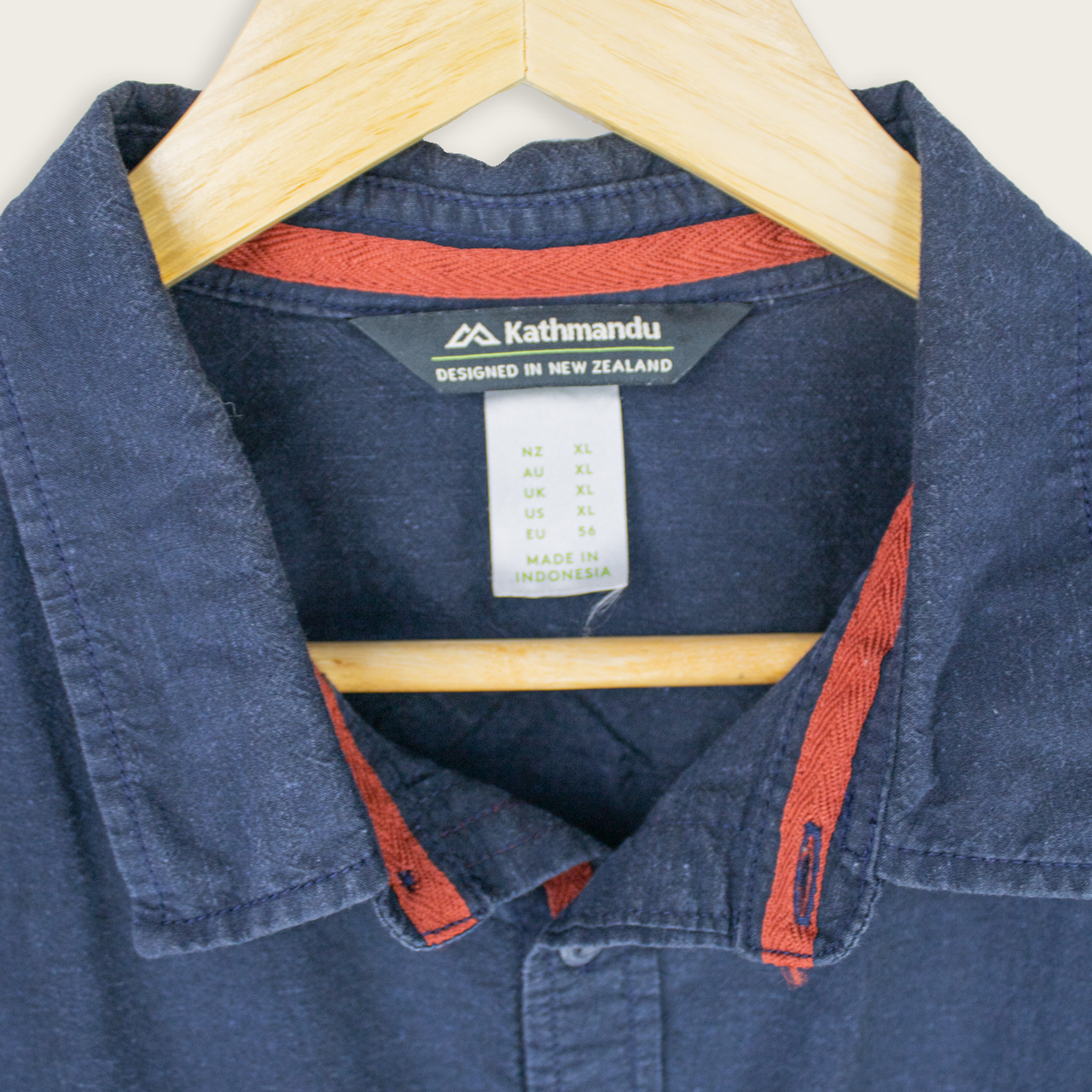 VINTAGE KATHMANDU BUTTON-UP SHIRT - XL