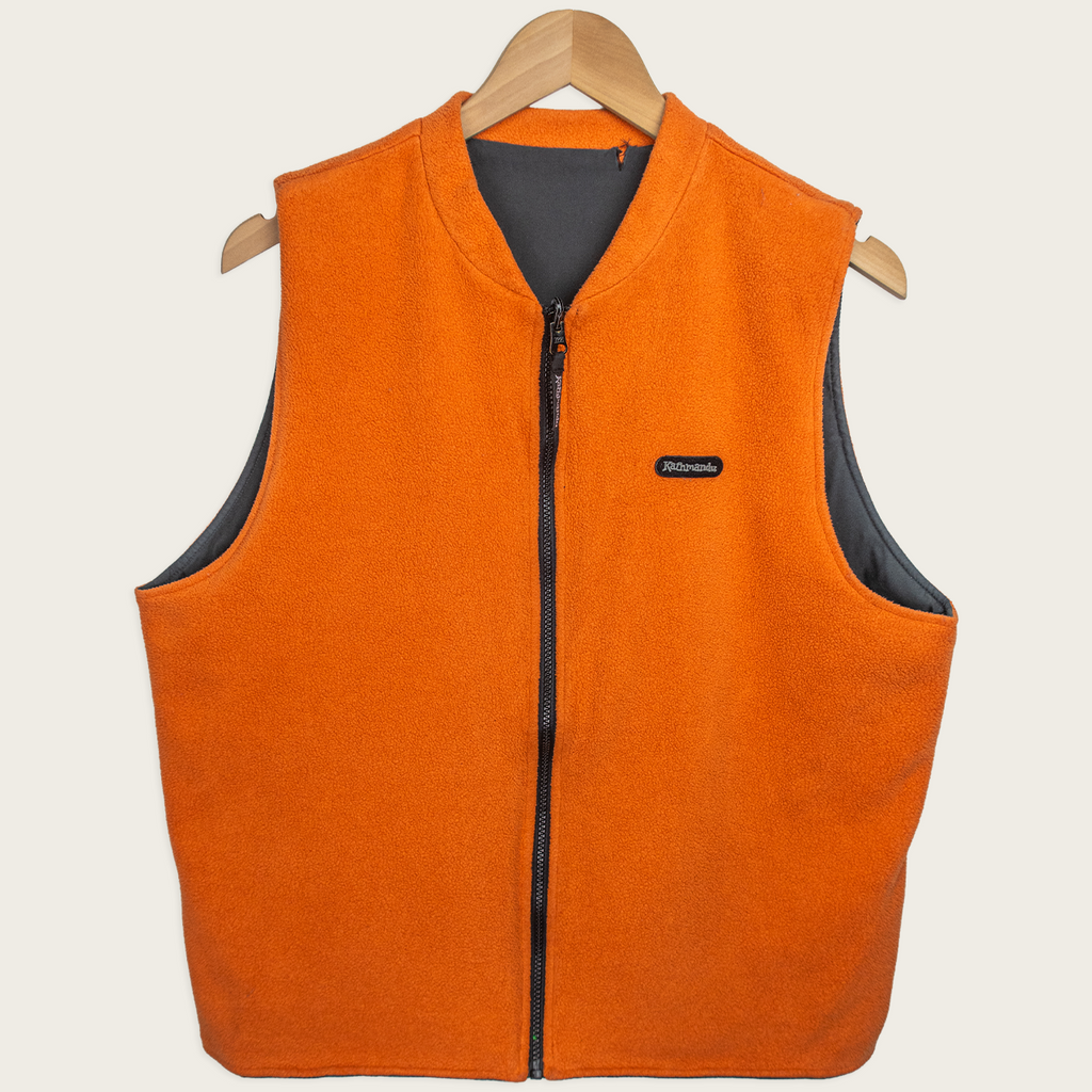 00s Kathmandu Polartec Reversible Fleece Vest - L