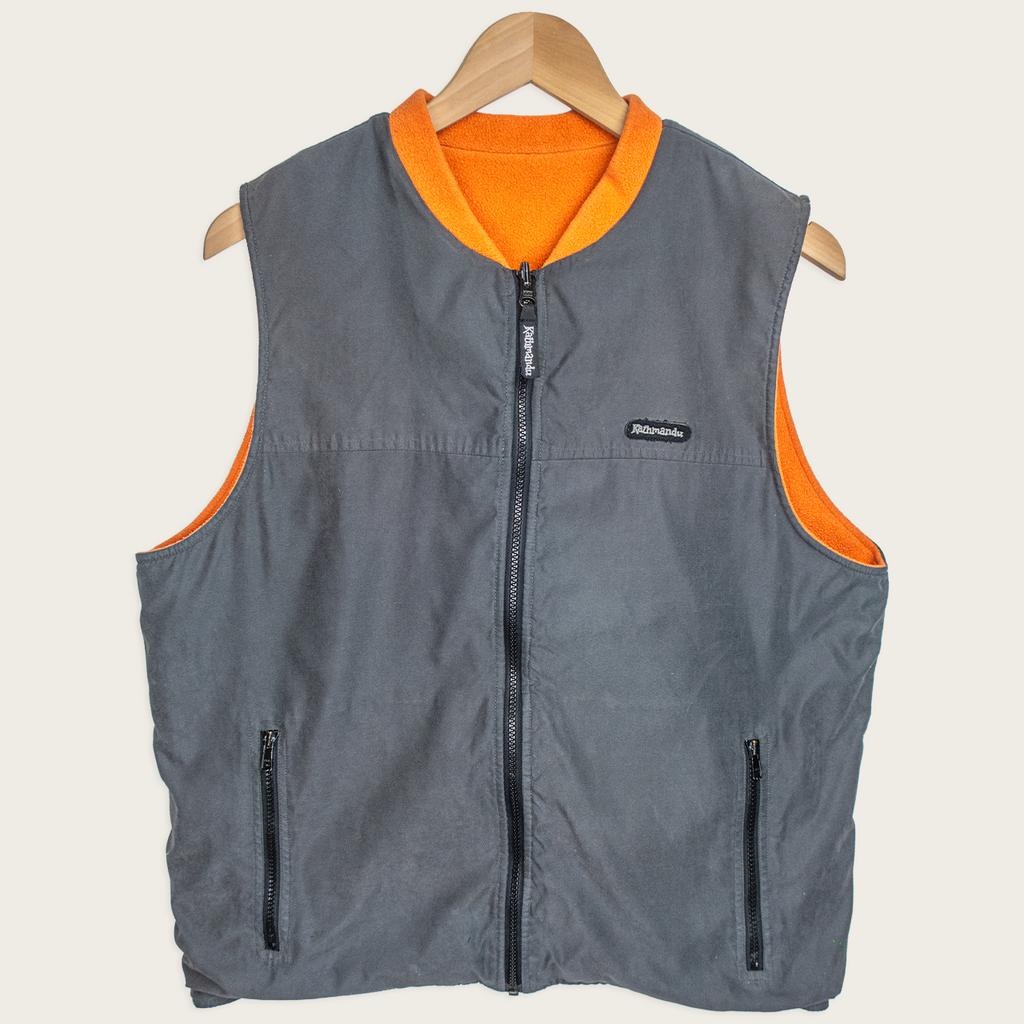 00s Kathmandu Polartec Reversible Fleece Vest - L