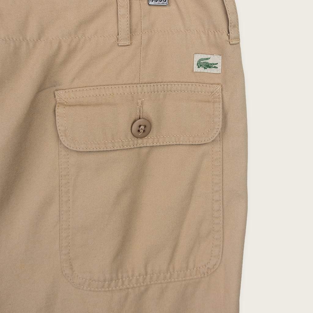 00's Lacoste Linen Tailored Shorts - 42"