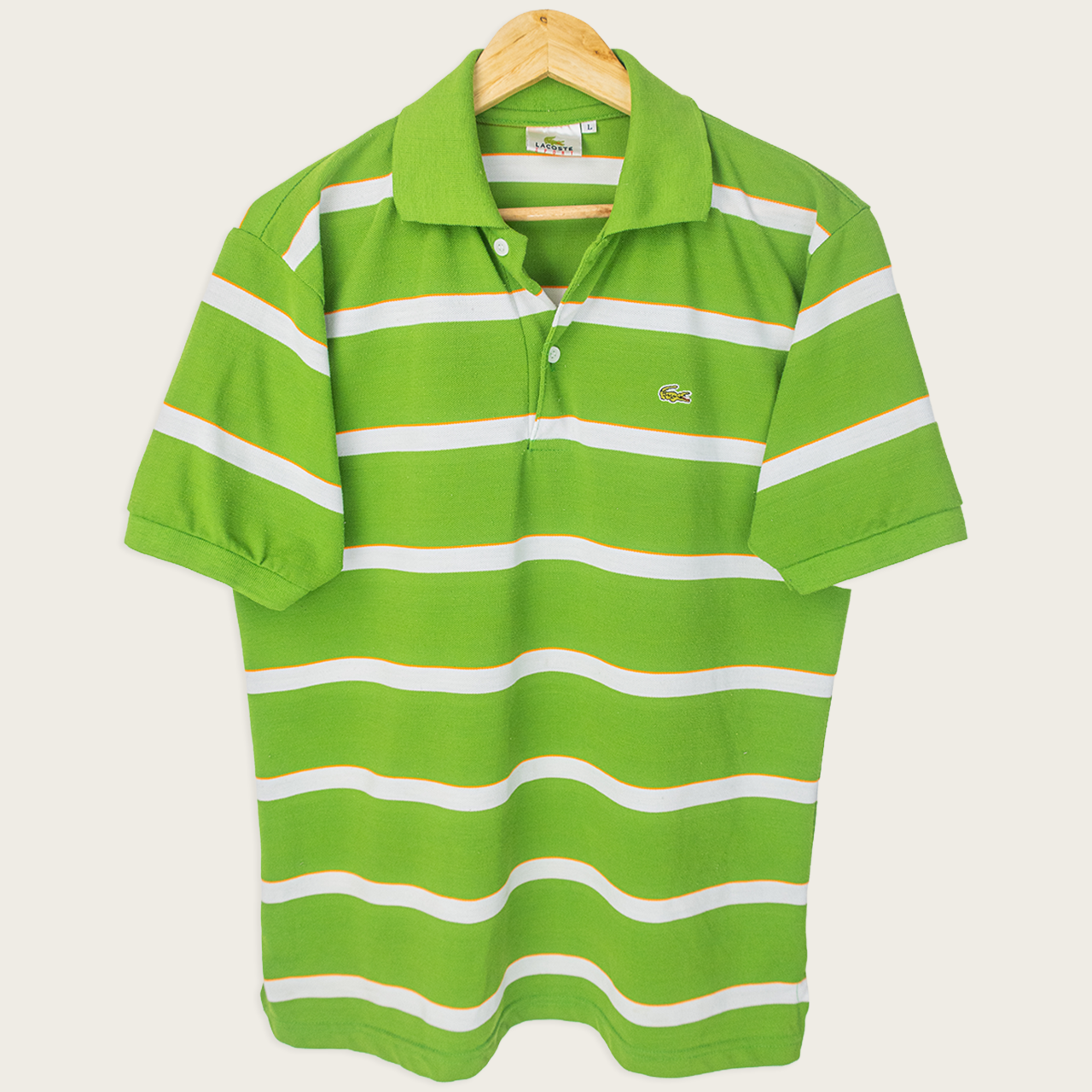 00's Lacoste Polo Shirt - L