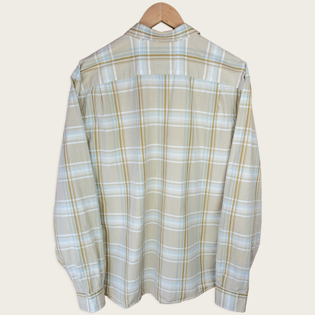 00's Lacoste Long-Sleeve Button-Up Shirt - XL