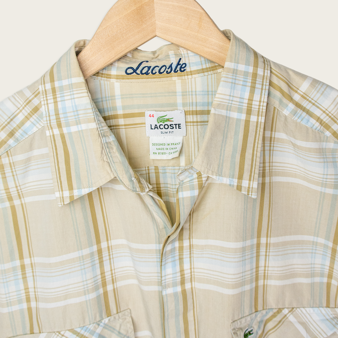 Lacoste Button-Up Shirt - L/XL