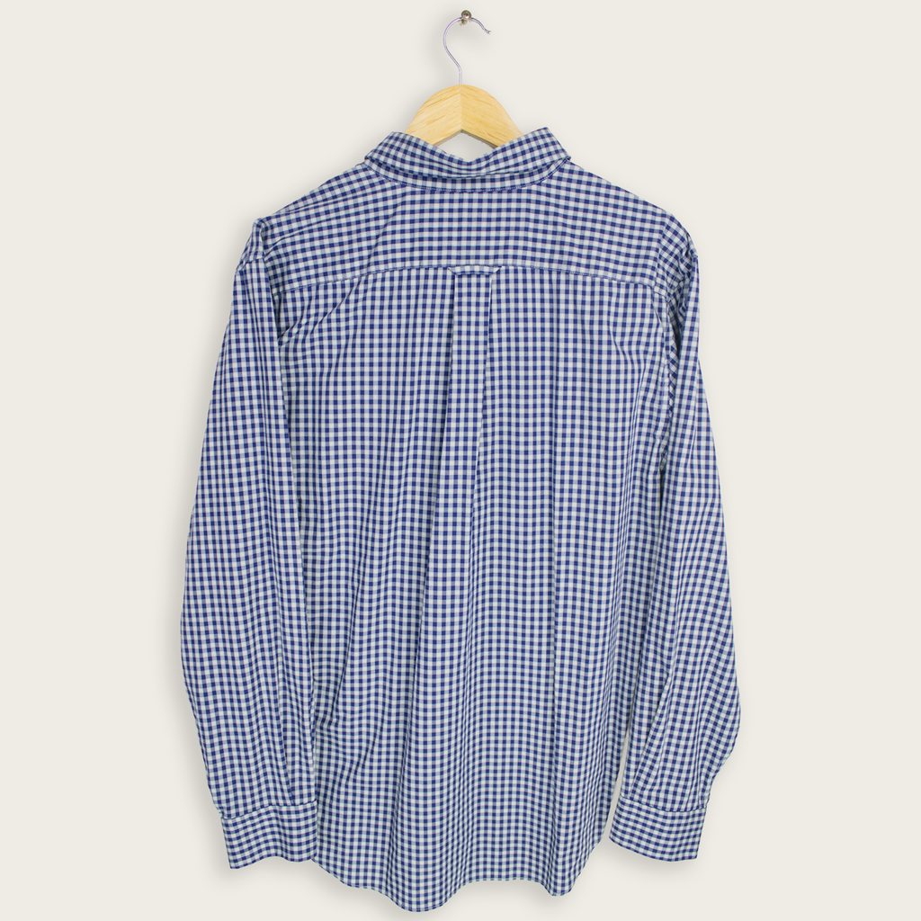 VINTAGE LONG-SLEEVE NAUTICA BUTTON-UP SHIRT - L