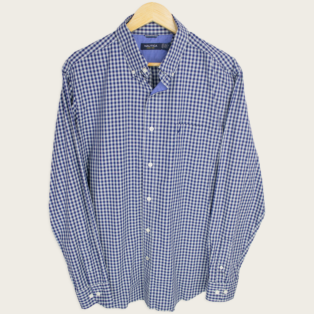 00's Nautica Button-Up Shirt - L