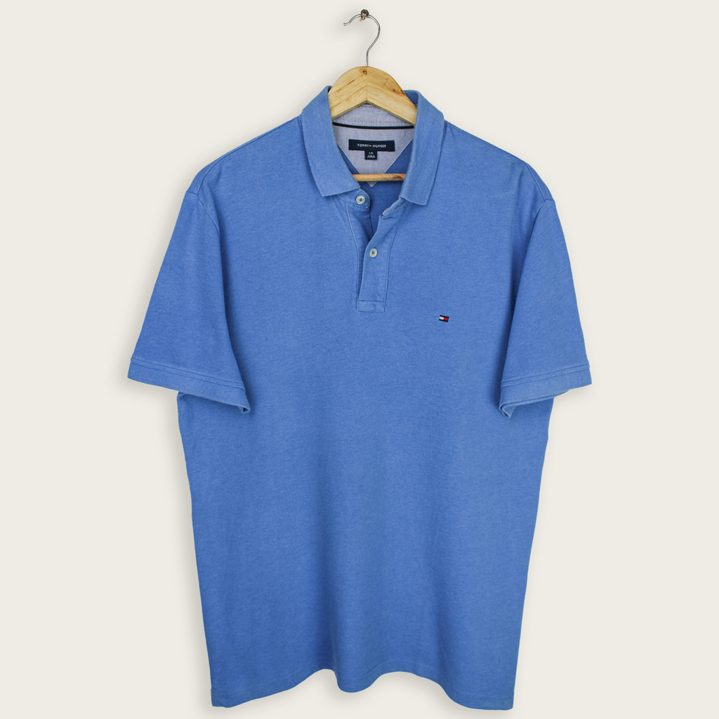 VINTAGE TOMMY HILFIGER POLO SHIRT - L