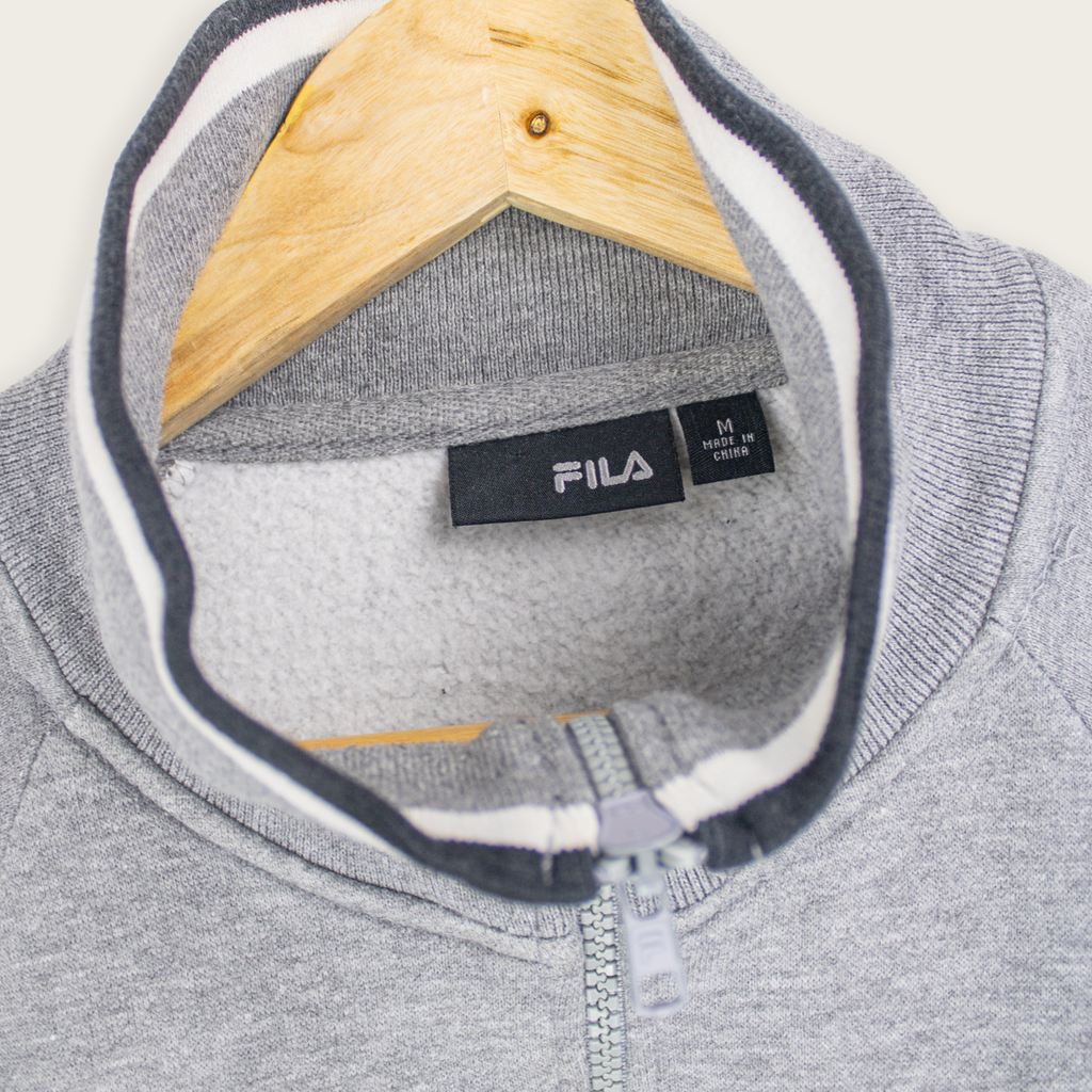 00's Fila 1/4-Zip Sweatshirt - M