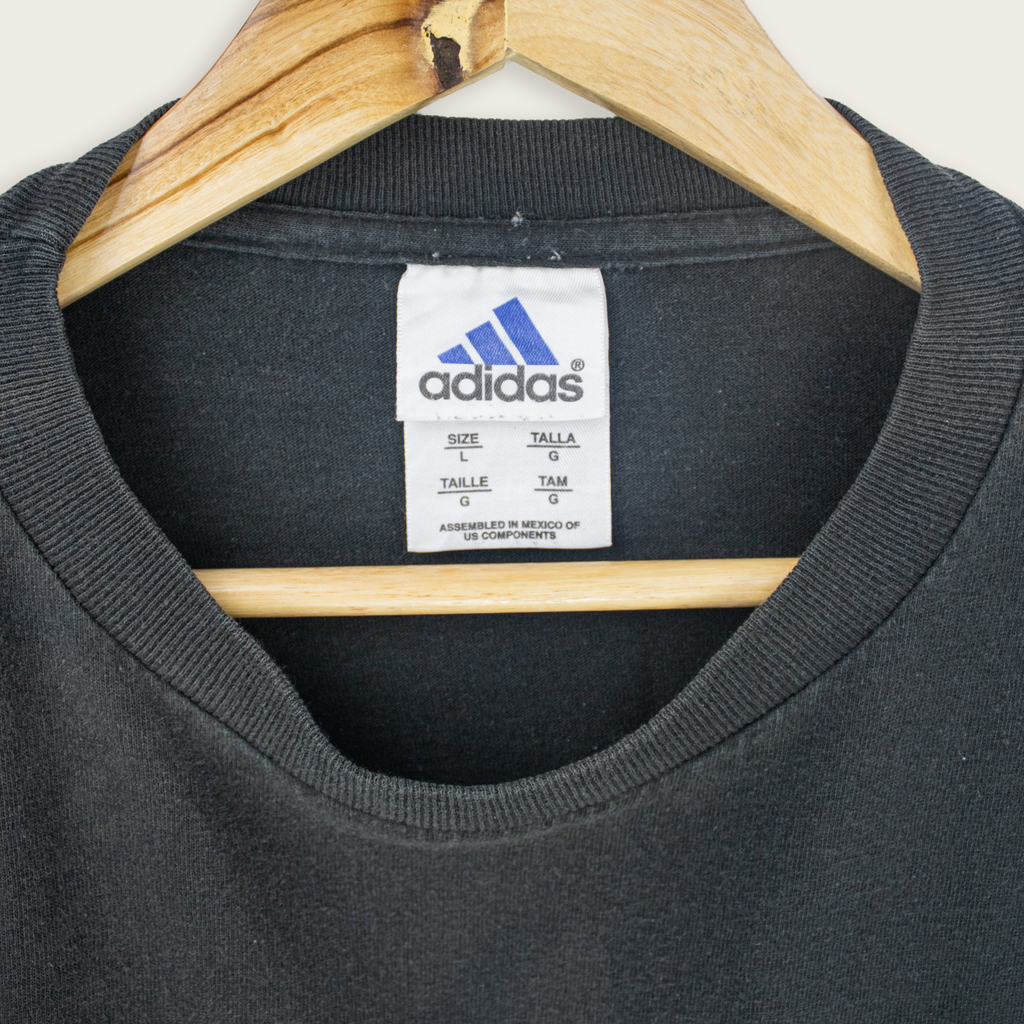 VINTAGE LONG-SLEEVE ADIDAS T-SHIRT - L