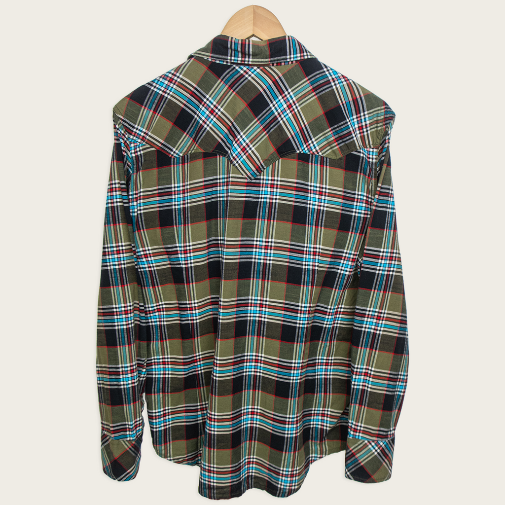 Diesel Plaid Western Shirt - S/M