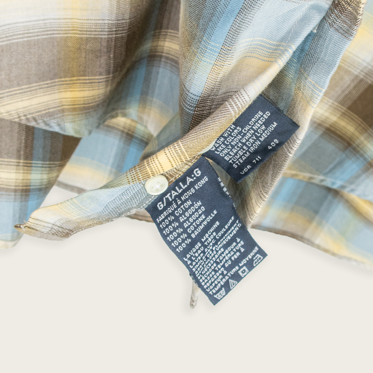 00's NAUTICA BUTTON-UP SHIRT - L