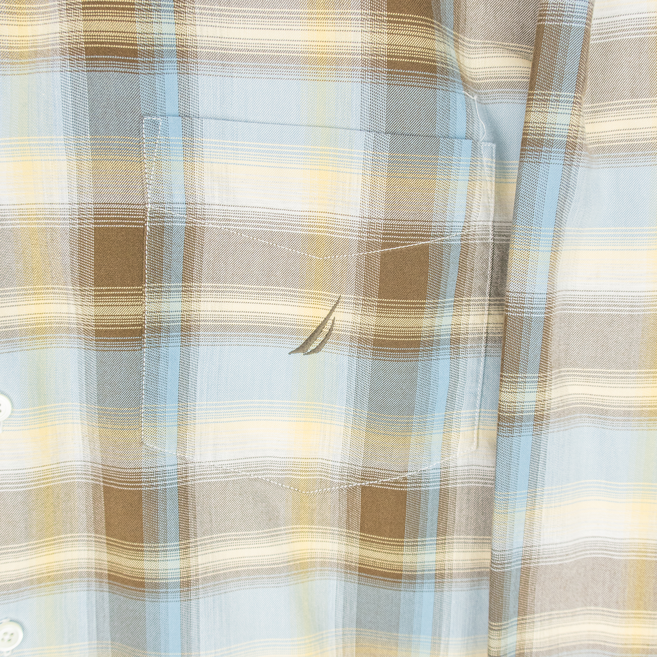 00's NAUTICA BUTTON-UP SHIRT - L