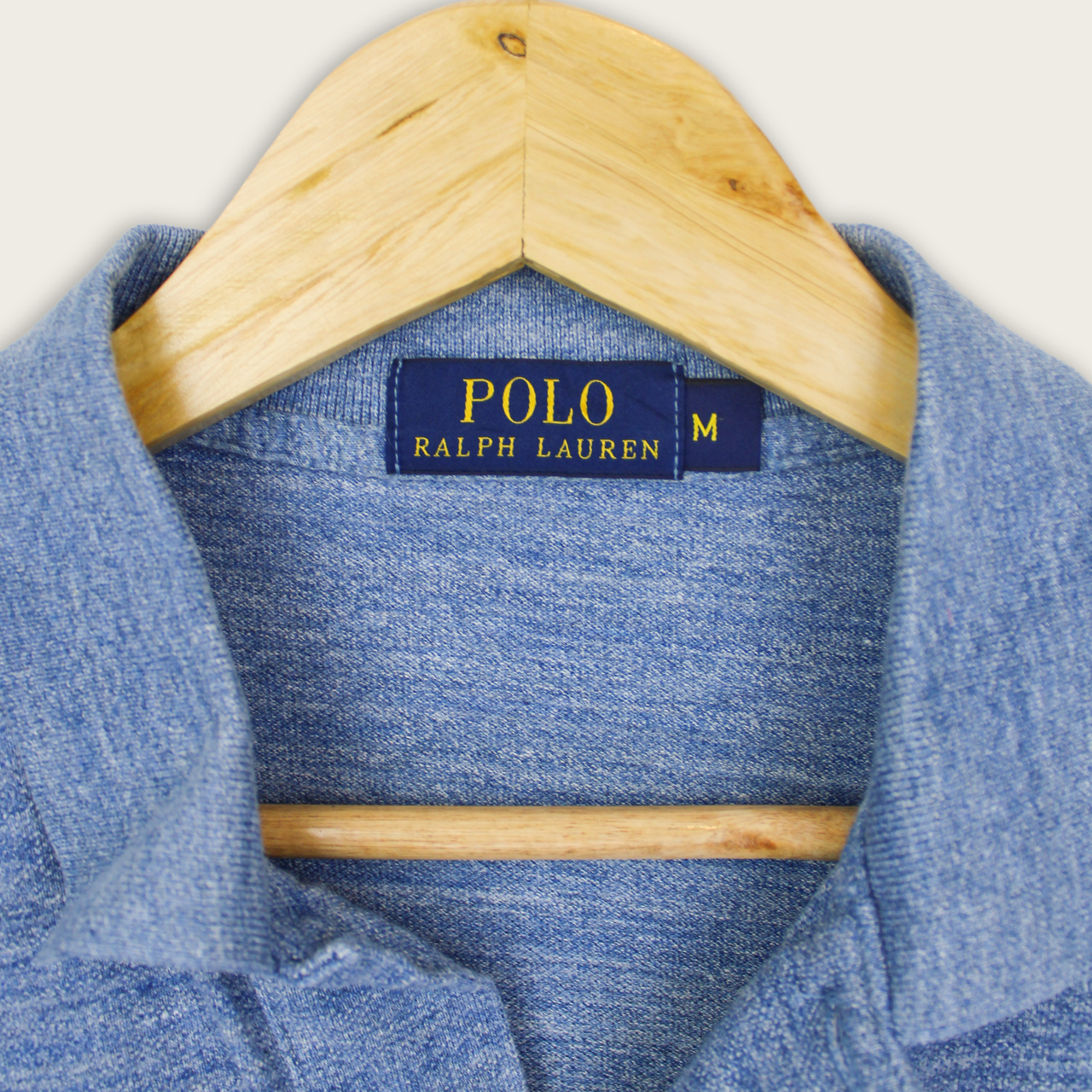 VINTAGE LONG-SLEEVE RALPH LAUREN POLO SHIRT - M