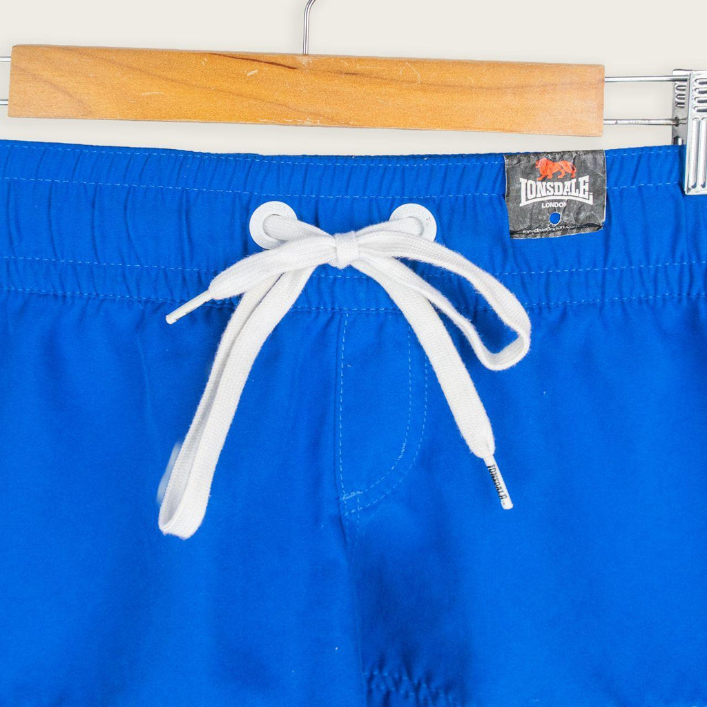 Y2K Lonsdale Mini Shorts - Blue - Size 10