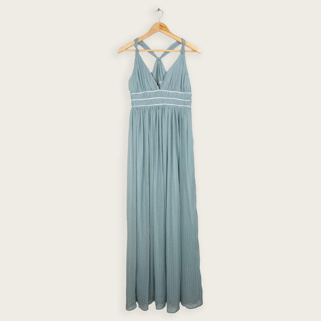 Martini Maxi Dress - Halter Chiffon - Size 8