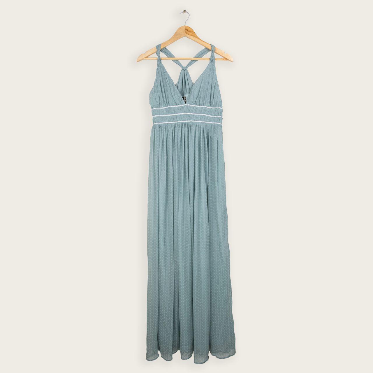 Martini Maxi Dress - Halter Chiffon - Size 8