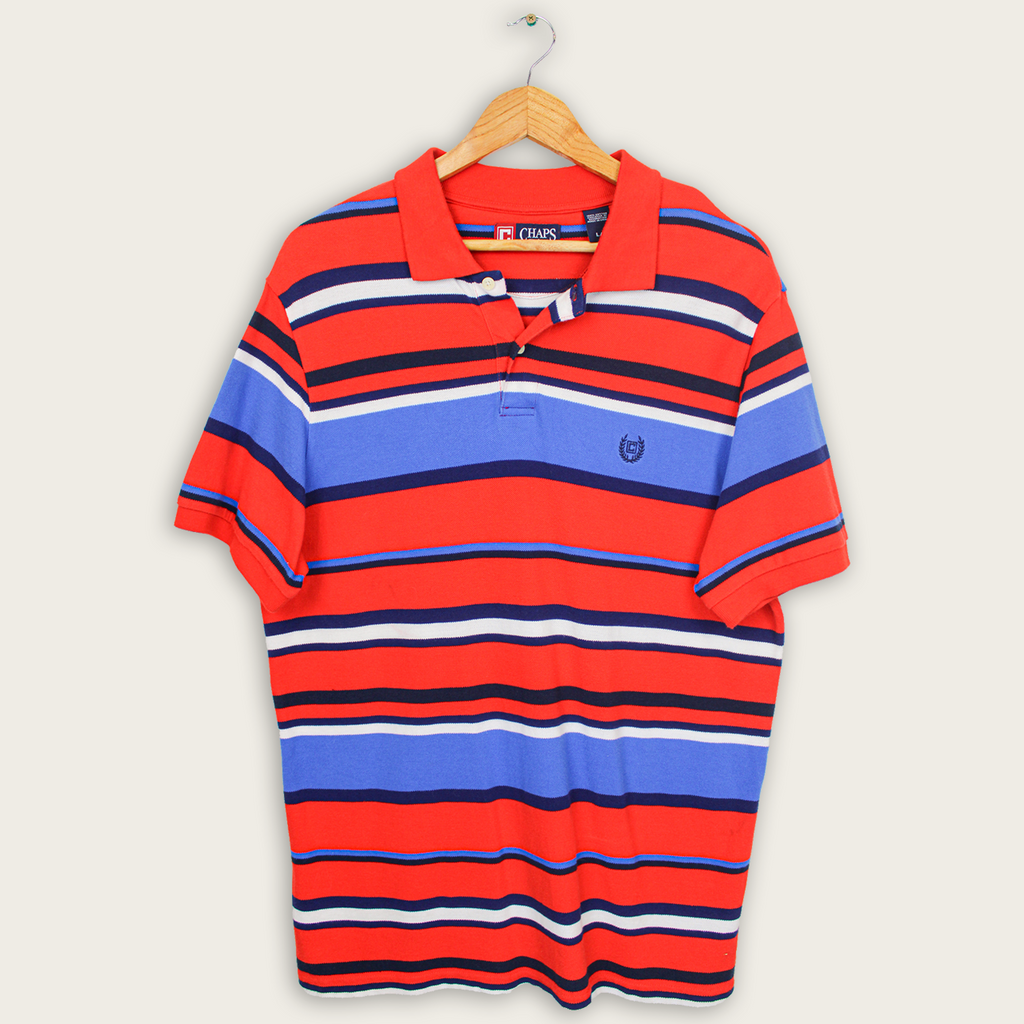 VINTAGE CHAPS POLO SHIRT - L