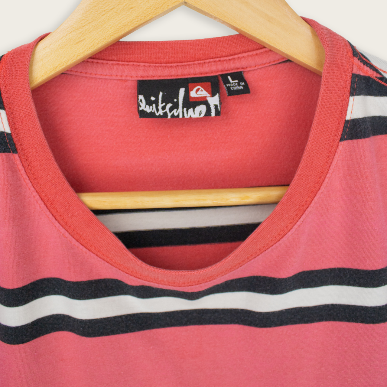 VINTAGE QUIKSILVER T-SHIRT - L