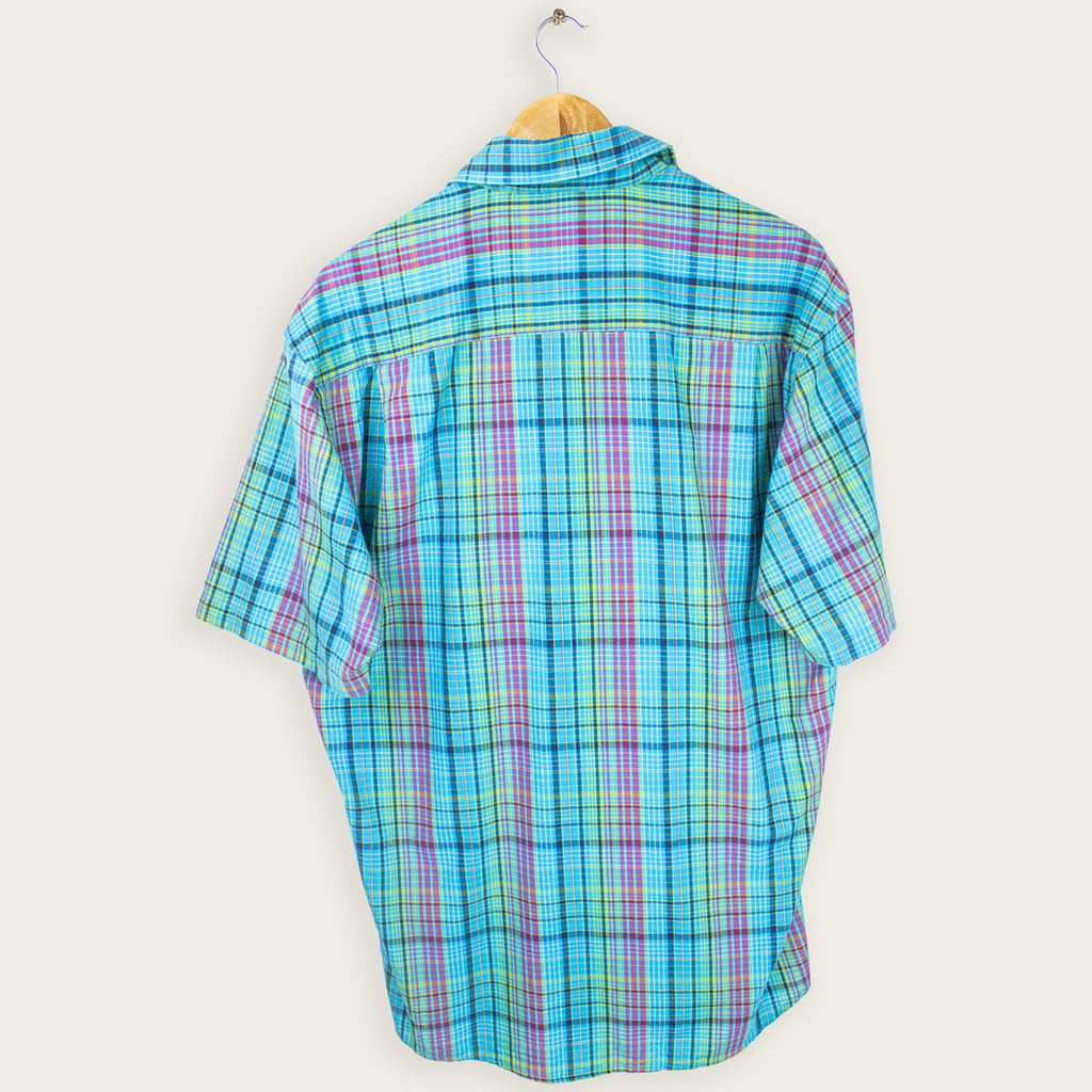 00's TOMMY HILFIGER BUTTON-UP SHIRT - L